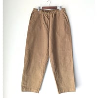 《 UNISEX 》 RINEN / 20/1二重織モールスキン リラックスパンツ ( キャメル )