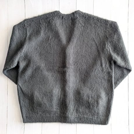 《 MEN 》 TOWNCRAFT / SOLID SHAGGY CARDIGAN ( CHARCOAL )