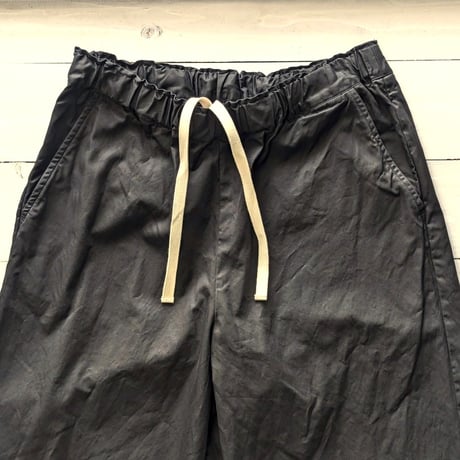 《 Unisex 》RINEN / 80/2スーピマギャバ イージーパンツ ( クロ )