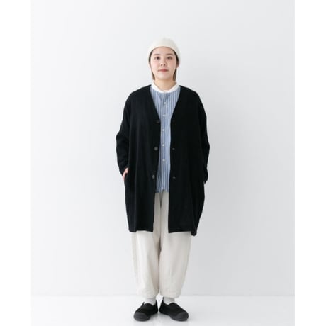 《 UNISEX 》 RINEN / 2/24ウールアゼ編み ニット帽 ( 3 colors )