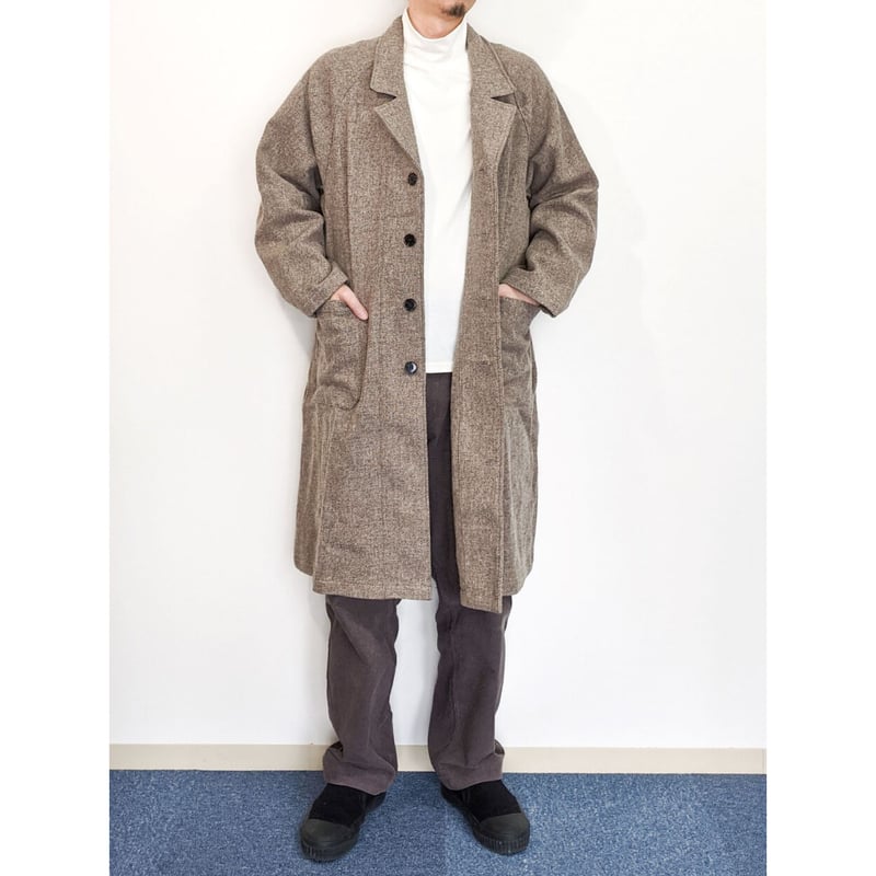 H.UNIT / Wool raglan atelier coat ( BEIGE ) | K...