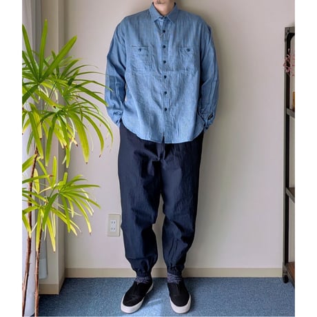 《 MEN 》 maillot / C/H Cloth Track Pants ( NAVY )