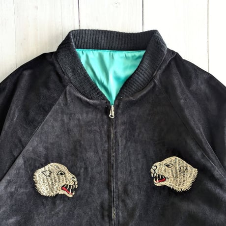 《 MEN 》 THRIFTY LOOK / SOUVENIR GREENLAND BLOUSON -VELOUR- ( BLACK )