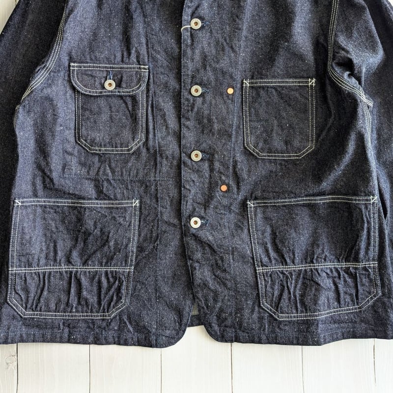 MEN 》 H.UNIT / Denim coveralls ( One wash ) |