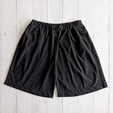 《 MEN 》 SUNNY SPORTS / DRAWSTRING EASY SHORTS  ( BLACK )