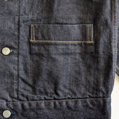 《 UNISEX 》 HATSKI / Denim Jacket  ( ONE WASH )