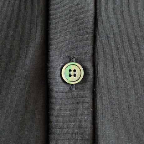 《 UNISEX 》ämne / CIRCULAR RIB Dalahäst cardigan  ( BLACK )