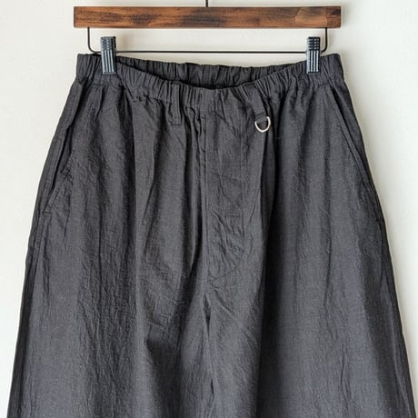 《 MEN 》 maillot mature / C/L Cloth Easy Pants ( CHARCOAL )