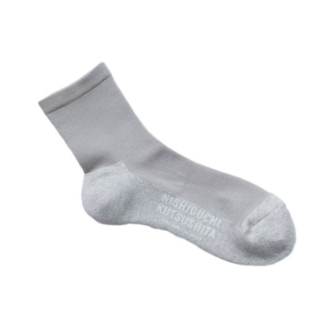 《 MEN 》 NISHIGUCHI KUTSUSHITA / コットンカシミヤウォークソックス M ( 4 colors )