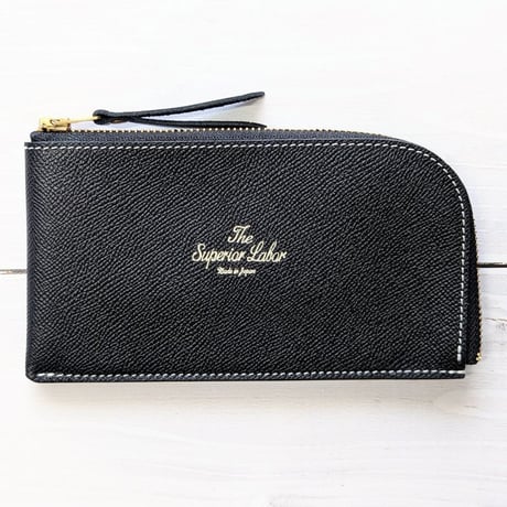 《 Unisex 》THE SUPERIOR LABOR / calf L zip purse ( 2 colors )