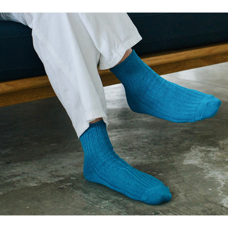 UNISEX 》NISHIGUCHI KUTSUSHITA / リネンリブソックス ( 5