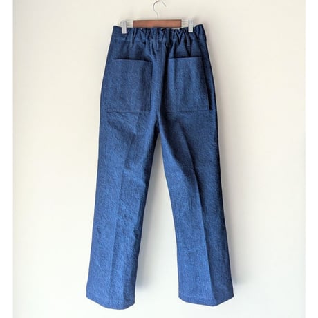 《 UNISEX 》 ämne / Pre-wash DENIM eel's  ( INDIGO )