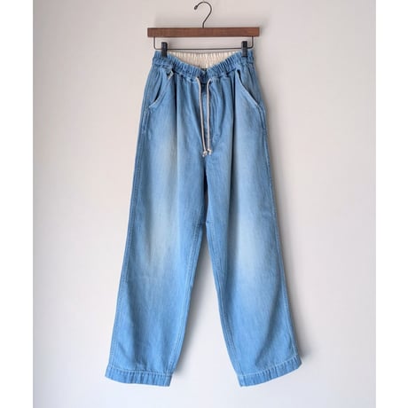 《 MEN 》 H.UNIT / Denim work easy pants ( Used wash )