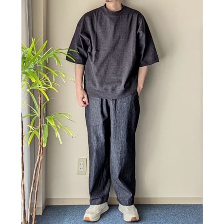 《 UNISEX 》 RINEN / 6オンス ノットインディゴデニム リラックスパンツ ( ネイビー )