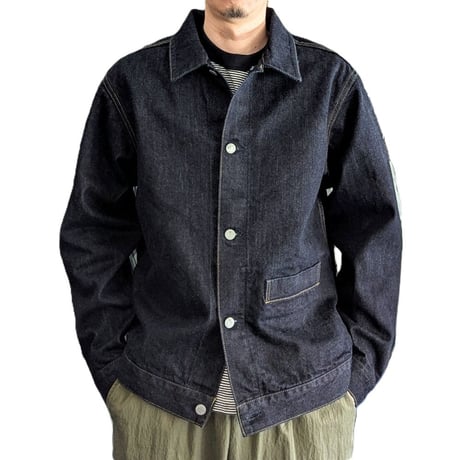 《 UNISEX 》 HATSKI / Denim Jacket  ( ONE WASH )