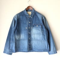 《 MEN 》 H.UNIT / Denim P-44 jacket ( Used wash )