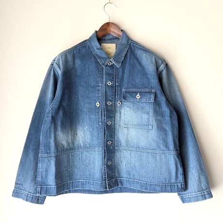 《 MEN 》 H.UNIT / Denim P-44 jacket ( Used wash )