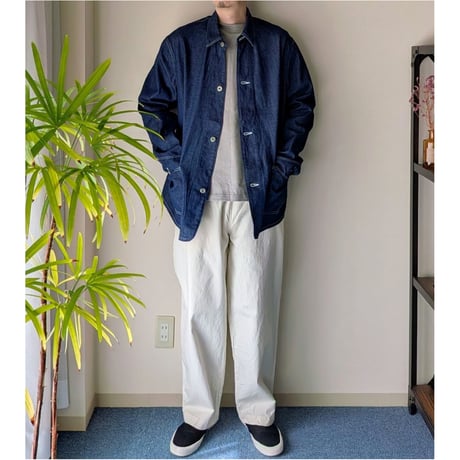 《 UNISEX 》 HATSKI / Denim Coverall  ( INDIGO )