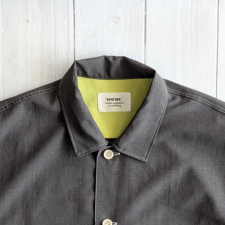 《 MEN 》 weac. / JONNY 7分袖シャツ ( GREY )