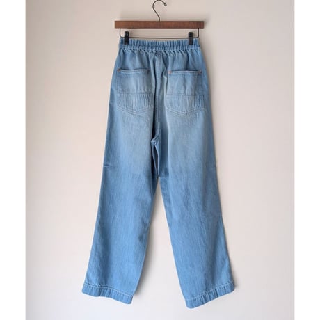 《 MEN 》 H.UNIT / Denim work easy pants ( Used wash )