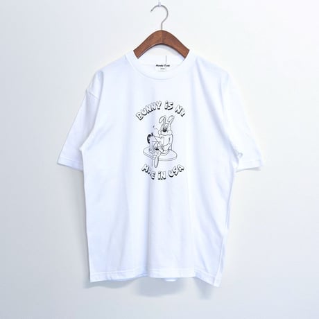 《 Unisex 》Honky Tonk weac. / 『バニーイズニューヨーク』ビッグシルエットTシャツ ( WHITE )