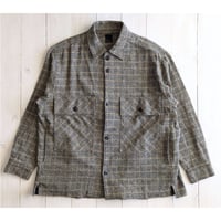 《 MEN 》 maillot / Tweedy Cotton Check Shirt Jacket ( GLENN CHECK )