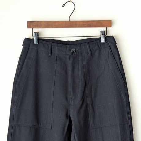 《 MEN 》 weac. / ESSENTIAL PANTS  ( BLACK HERRINGBONE )