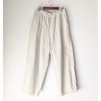 《 UNISEX 》 RINEN / 12/1 11ウェルコーデュロイ リラックスパンツ ( エクリュ )