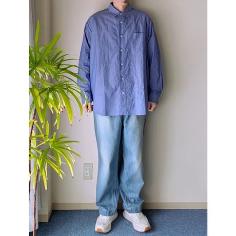 《 MEN 》 H.UNIT / Denim work easy pants ( Used wash )