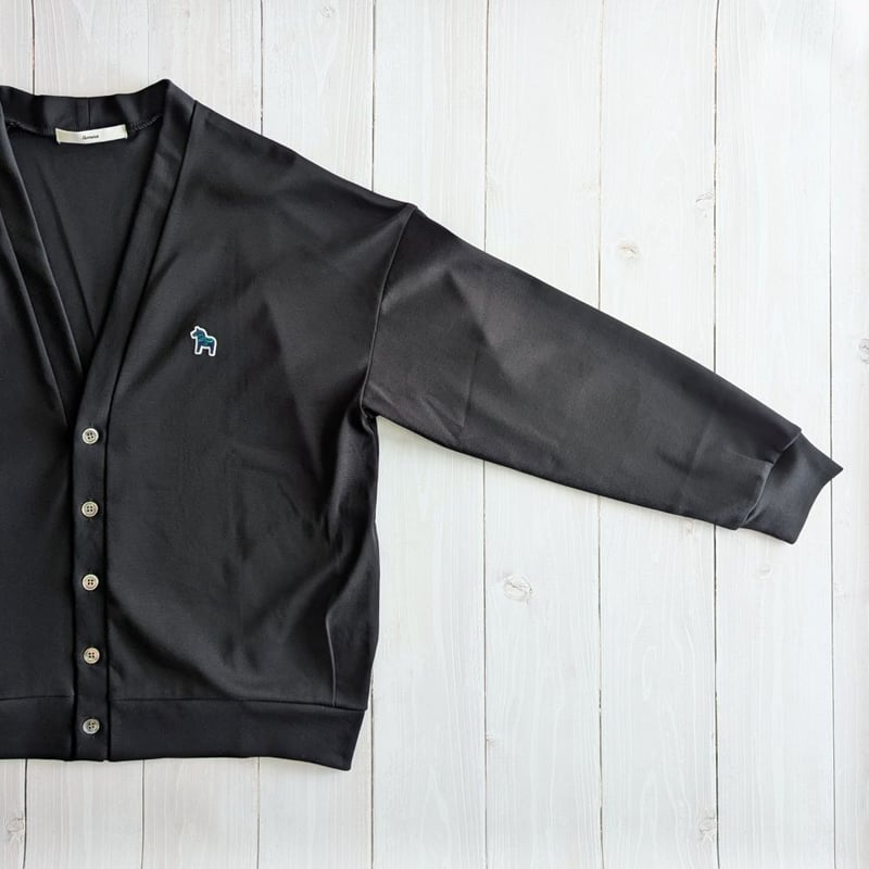 UNISEX 》ämne / CIRCULAR RIB Dalahäst cardigan