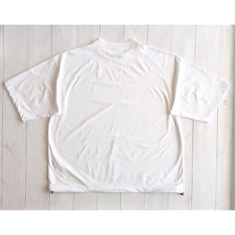 《 MEN 》 SUNNY SPORTS / DRAWSTRING BIGGEST CREW TEE  ( WHITE )