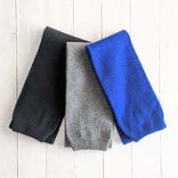 《 UNISEX 》 RINEN / 2/15ウール天竺編み スリーブマフラー ( 3 colors )