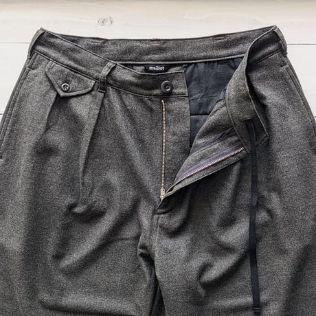 《 Men’s 》maillot mature / Brushed Twill Set Up Pants ( GRAY )