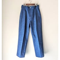《 UNISEX 》 ämne / Pre-wash DENIM eel's  ( INDIGO )