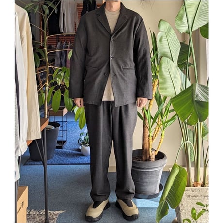 《 Men’s 》maillot mature / Brushed Twill Set Up Pants ( GRAY )