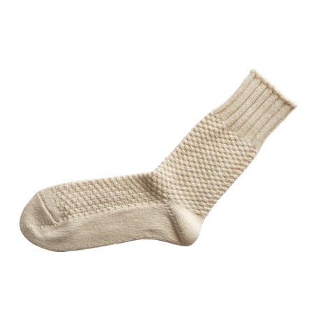 《 UNISEX 》 NISHIGUCHI KUTSUSHITA / ウールコットンブーツソックス ( 4 colors )
