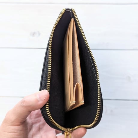《 Unisex 》THE SUPERIOR LABOR / calf L zip purse ( 2 colors )