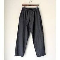 《 MEN 》 maillot mature / C/L Cloth Easy Pants ( CHARCOAL )