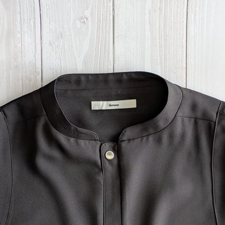 《 MEN 》 ämne / GABARDINE useful vest  ( BLACK )