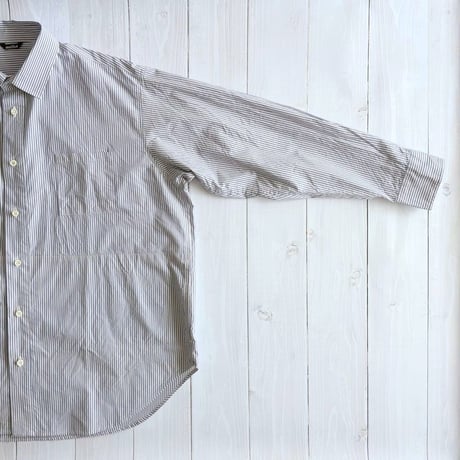 《 MEN 》 maillot mature / Shuttle Cloth Play Shirt ( STRIPE )