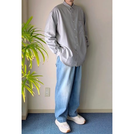 《 MEN 》 ämne / TROPICAL classic shirts  ( HEATHER GRAY )