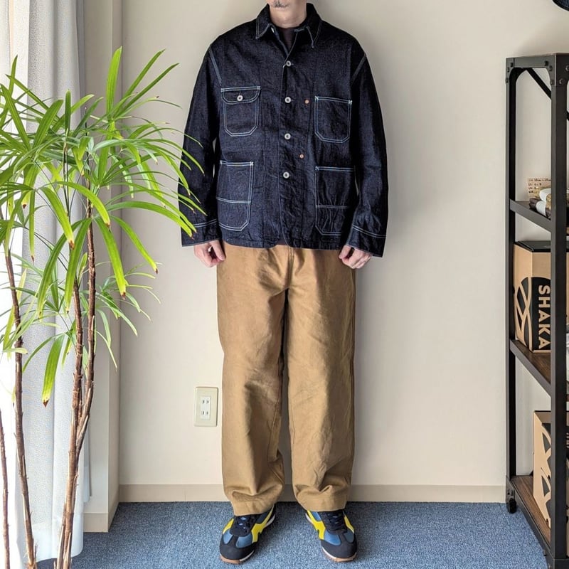 MEN 》 H.UNIT / Denim coveralls ( One wash ) |