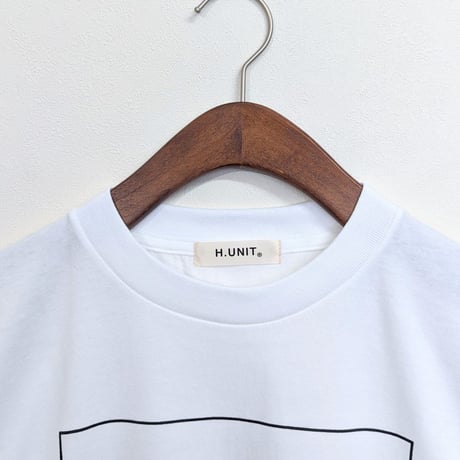 《 Unisex 》H.UNIT / H.UNIT DOGS print tee ( WHITE )
