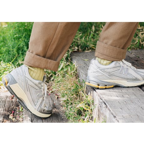 《 MEN 》 NISHIGUCHI KUTSUSHITA / エジプトコットンリブソックス M ( 4 colors )