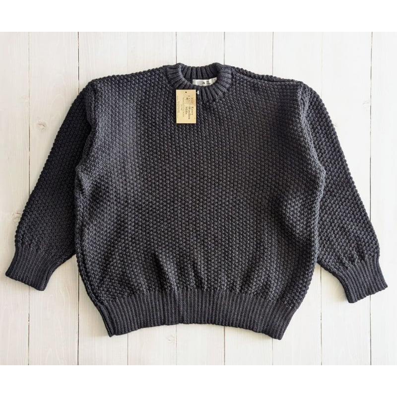 UNISEX 》Kerry Woollen Mills / Moss Stitch Cre