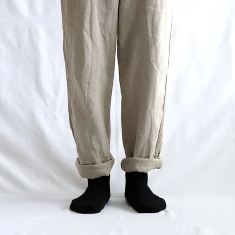 《 MEN 》 NISHIGUCHI KUTSUSHITA / エジプトコットンリブソックス M ( 4 colors )