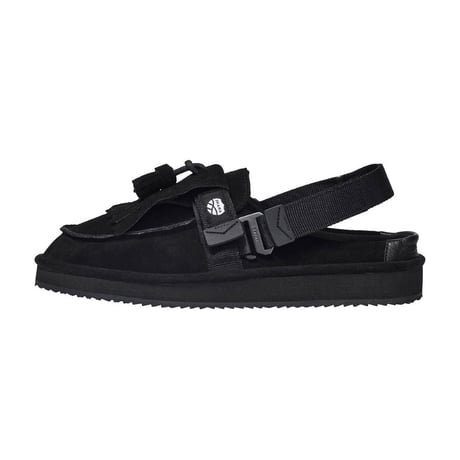 《 UNISEX 》 SHAKA / MOC MULE TASSEL SUEDE ( BLACK )