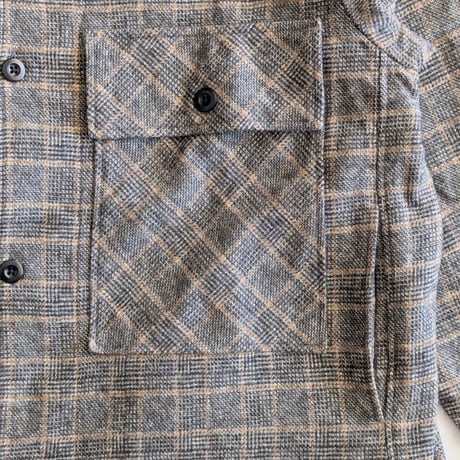 《 MEN 》 maillot / Tweedy Cotton Check Shirt Jacket ( GLENN CHECK )