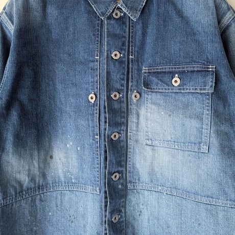 《 MEN 》 H.UNIT / Denim P-44 jacket ( Used wash )