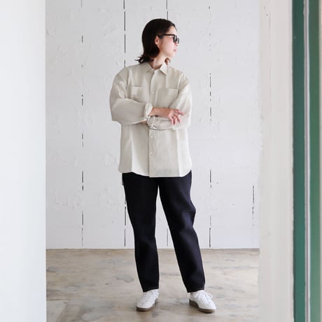 《 UNISEX 》 HATSKI / Loose Tapered Denim ( ONE WASH )